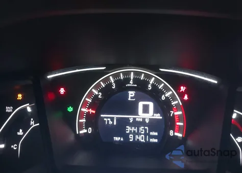 2017 Honda Civic Lx из США, поврежденный, VIN 19XFC2F51HE040834